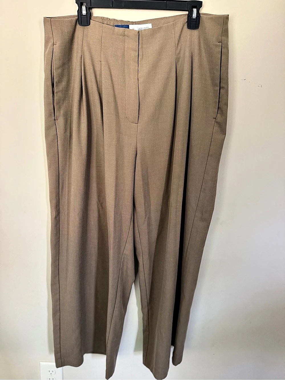 Old Navy Extra High-Waisted Super Wide-Leg Pants Brown Size 16